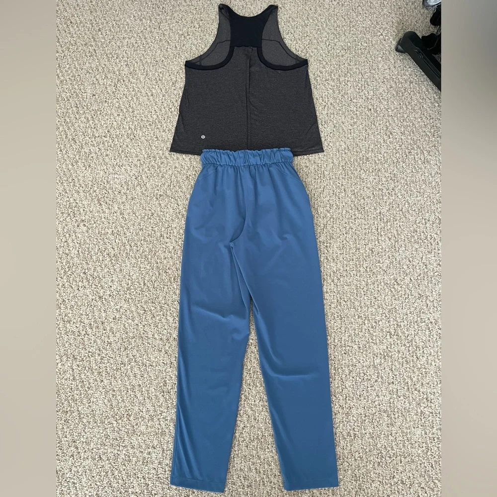 Lululemon Outfit Bundle – Clip-In Tank (6) & High-Rise Joggers (2) - Picture 3 of 16